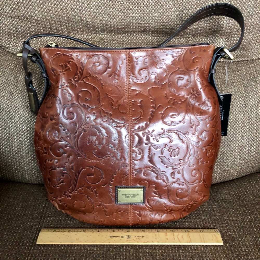 Tignanello leather hobo bag